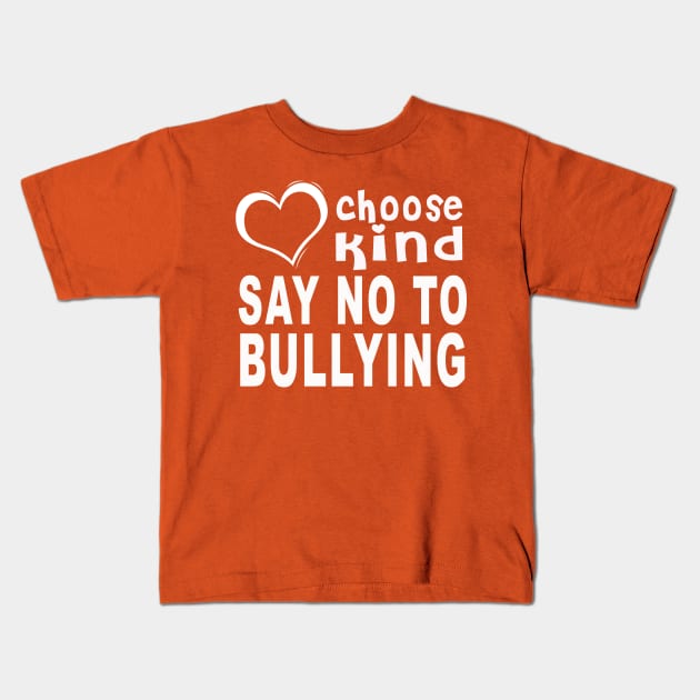 Unity Day Orange Kids T-Shirt by tarekmonam